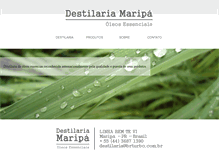 Tablet Screenshot of destilaria.com